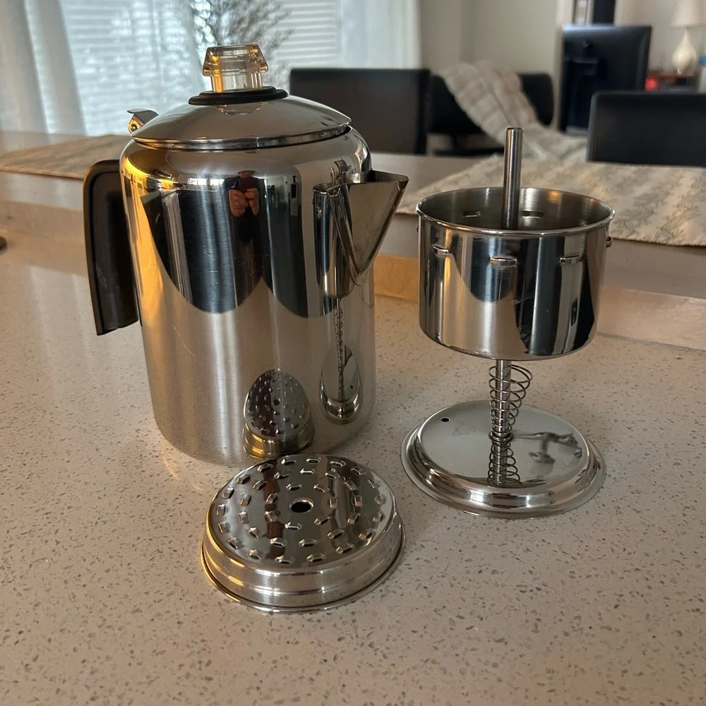 Lagostina Coffee Maker - Stainless Steel with black handle - Picture 3 of 7